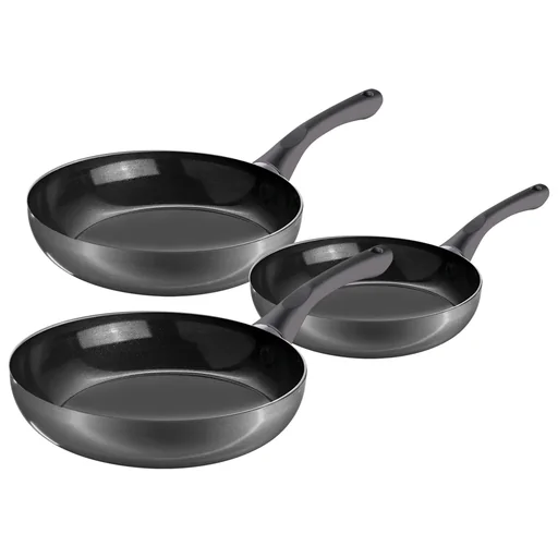 "Pfannen-Set, grau, 3-teilig image"