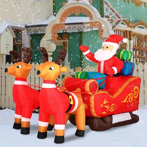 "Der Weihnachtsmann im Schlitten image"