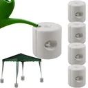 Pavillon Standschutz 4er-Set Weiß