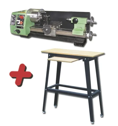 "Micro Tischdrehmaschine C-1 x 250 inkl. Untergestell image"