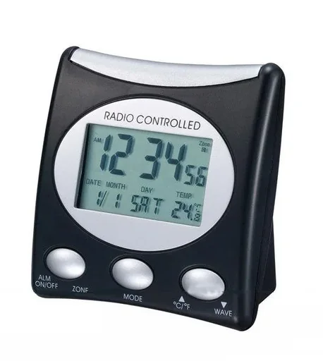 "Funkwecker LCD schwarz/ silber image"