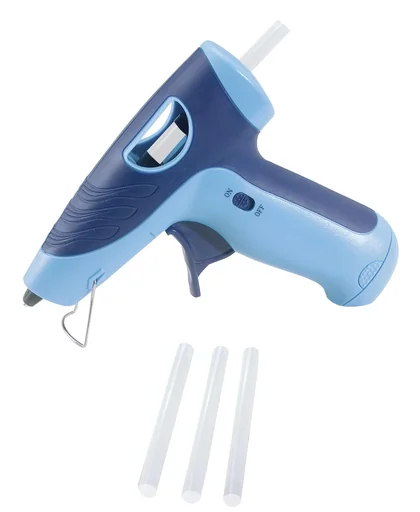 "Kabellose Heißklebepistole mit Beleuchtung, ink. 3 Klebesticks image"