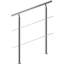 Handlauf Edelstahl 100cm 2 Halterungen