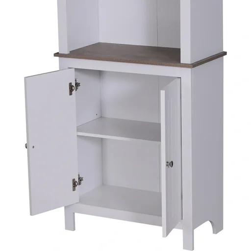 "Büroschrank Büroregal Lagerschrank Aktenschrank Bücherschrank 3 x Fach Holz 60 x 30 x 175 cm image"