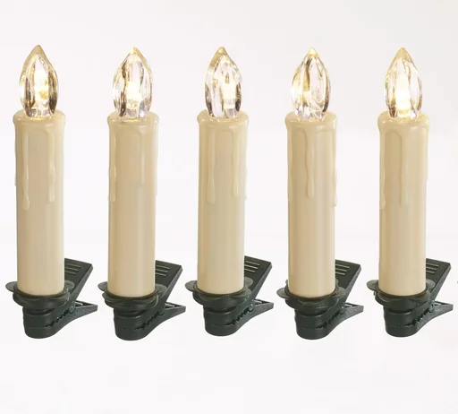 "Kabellose Weihnachtsbaumkerzen Erweiterungsset 5er zu Artikel 931363 image"