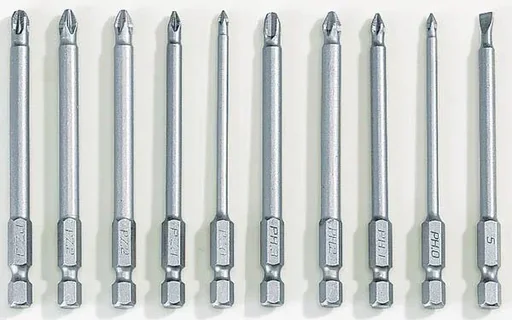 "Bits-Satz 10-teilig, Antirutsch mit geriffelter Bit-Spitze image"