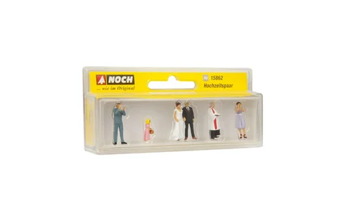 "Hochzeitspaar, 1x Hochzeitspaar stehend,1 x Pfarrer, 2 x Trauzeuge, 1 x Blumenkind image"