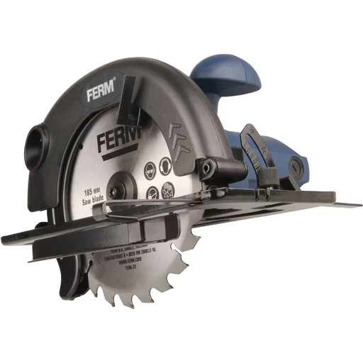 "CSM1039 Kreissäge 1200W - 185mm - Spindelarretierung - Parallelführung - verstellbare Fußplatte (45 und 90 Grad) - Inkl. image"