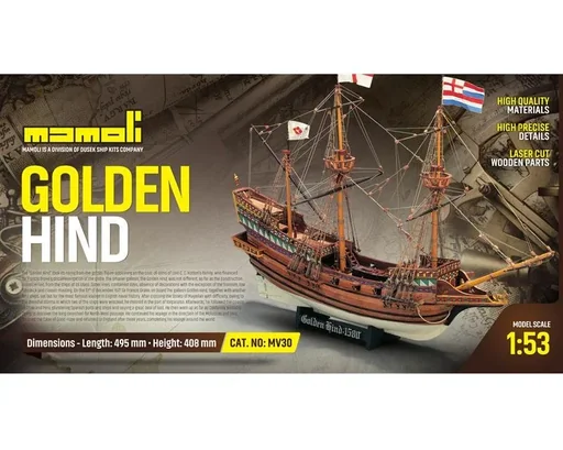 "Bausatz Golden Hind Maßstab 1:53 image"