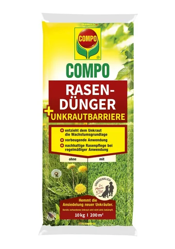 "Rasendünger + Unkrautbarriere - 10 kg image"