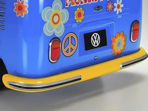"RC Bus VW Type 2 T1 Flower Lackierung 1:10 image"