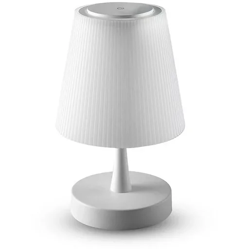 "VT-7515 Tischleuchte - Durch Berührung dimmbar - Wiederaufladbar - Weiß image"