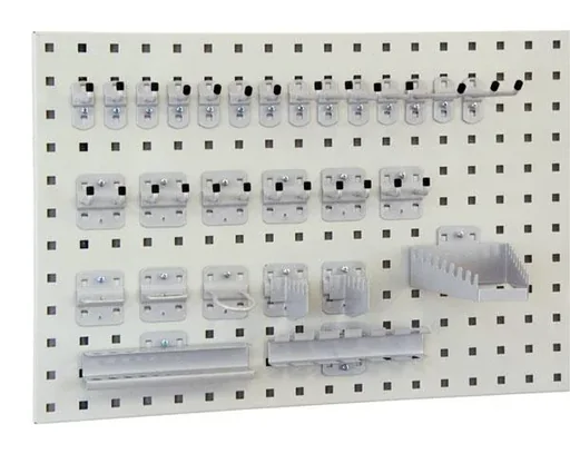 "Hakensatz 28 tlg. RAL 9006 image"