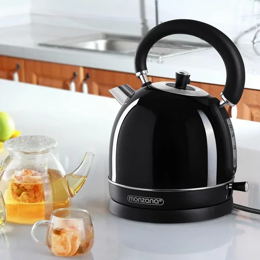 "Wasserkocher Retro - schwarz image"