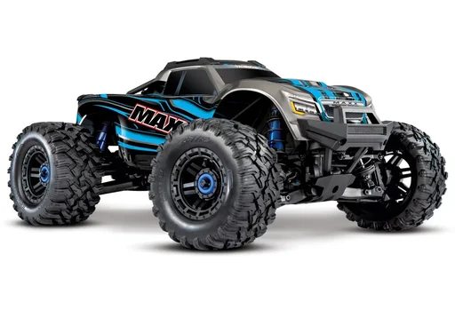 "MAXX 1:10 RTR TSM SR VXL-4S Regler ohne Akku/Lader 1/10 Monster-Truck Brushless blau image"