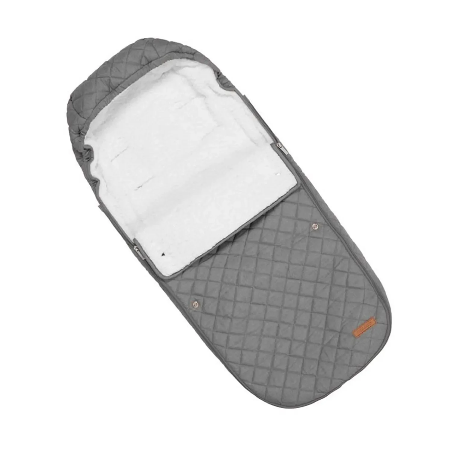 "Little Dutch Fußsack, Winterfußsack, Babyfußsack - fur Kinderwagen, Grau image"