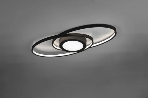 "LED-Deckenleuchte GALAXY, 27 W, 3000K, 3000 lm, Switch-Dimmer, Farbe anthrazit image"