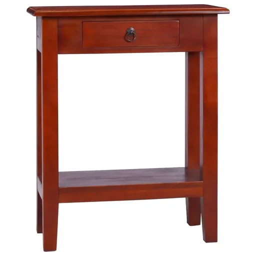"Wandtisch 60x30x75 cm Mahagoni massiv classic braun image"