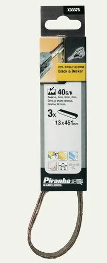 "Schleifbänder K120 für Powerfeile KA900E, 13 x 455mm, 3er Set image"