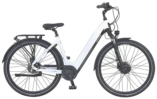 "GENIESSER 23.EMC.15 City E-Bike 28" AEG EasyDrive  Damen Wave 28": mit integriertem Akku, Rahmengröße 48 cm image"