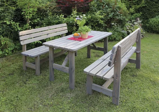 "Holz-Garnitur Summer grau image"