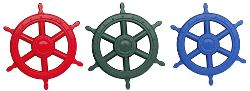 "Steuerrad "Piratenrad" Rot Ø400 mm für Spielanlagen image"