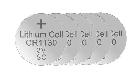 "Lithium Knopfzelle CR1130, 3 Volt - 5 Stück image"