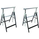 2 Stück Höhenverstellbare Böcke 800-1300mm