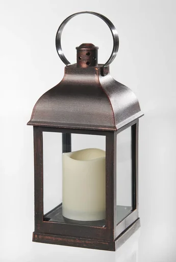 "Laterne mit LED Kerze und Flackereffekt image"