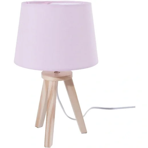 "Nachtlampe/Tischlampe - 3 Beine - 25W - Rosa image"