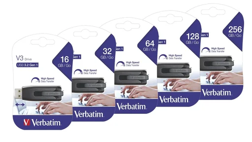 "16 GB USB 3.2 GEN1 Speicherstick, V3 Store n Go in grau image"