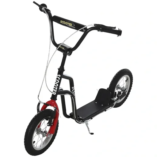 "Kinderroller Lenker Verstellbar Scooter Tretroller Cityroller Kinder Roller Kickboard mit Luftreifen 12 Zoll ab 5 Jahre image"