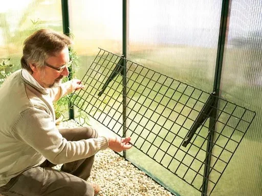 "Gewächshaus Klapptisch, rostfrei, 40 x 120 cm image"