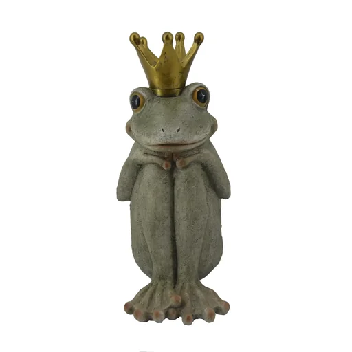 "Froschkönig Gartenzwerg aus Polyresin image"