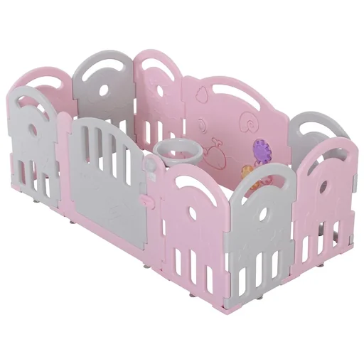 "Baby Laufgitter mit Ballkorb und 3 Zahnräder image"