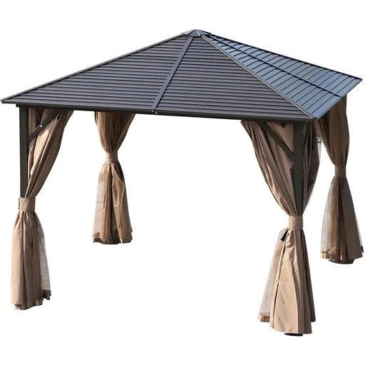 "Gartenpavillon mit Laternenhaken image"