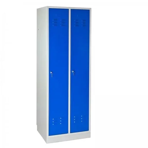 "Umkleideschrank Spind RAL 7035 / 5012, 1775 x 600 x 500 mm image"