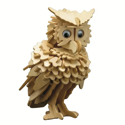 "Holzbausatz "Eule" 10 x 18 cm image"
