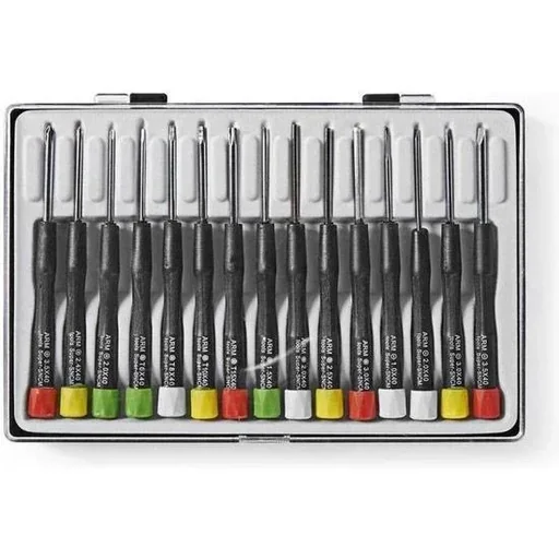 "Nedis Präzisionsschraubendreher-Satz mit 15 Teilen image"