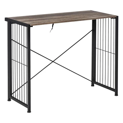 "Schreibtisch Computertisch Bürotisch Home-Office Tisch klappbar mit E1 Spanplatte Metallrahmen Industriedesign Rustikale image"