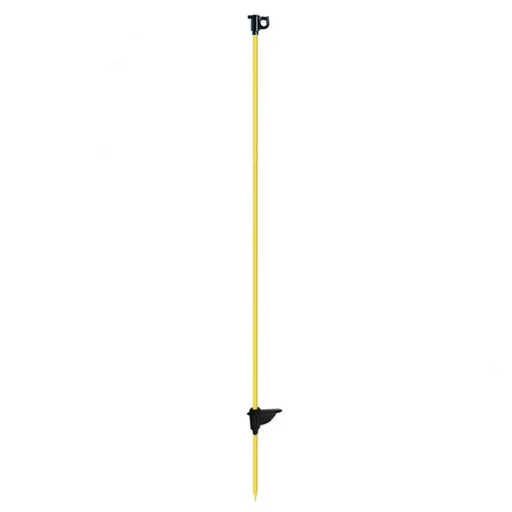 "Fiberglaspfähle 160cm mit Trittfuß u. Isolator image"