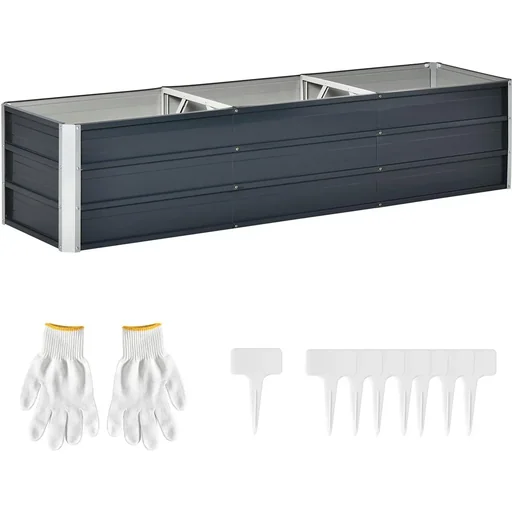 "Hochbeet aus Stahl Gartenbeet Pfla image"