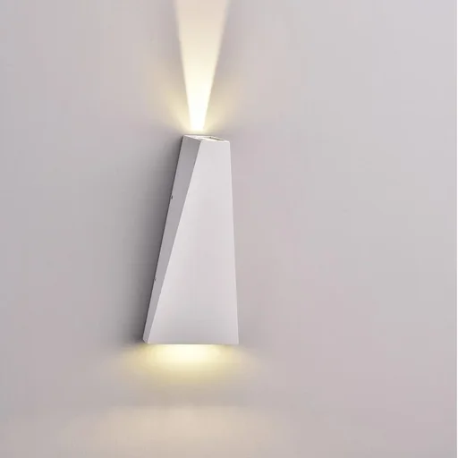 "VT-826 LED-Wandleuchte - für den Innen- und Außenbereich - 6W - 3000K - 660 Lumen - weiß image"