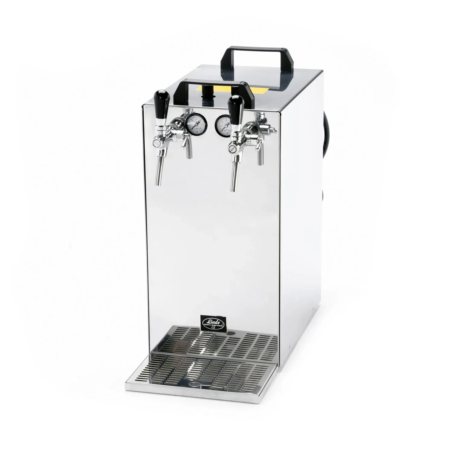 "Zapfanlage, Bierzapfanlage Kontakt 155/R Green Line, 2-leitig Trockenkühlgerät aus Edelstahl, 160 Liter/h image"