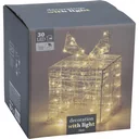 Weihnachtsbeleuchtung Geschenkbox 30 LED 15cm hoch