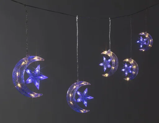 "Lichterkette Mond und Stern image"