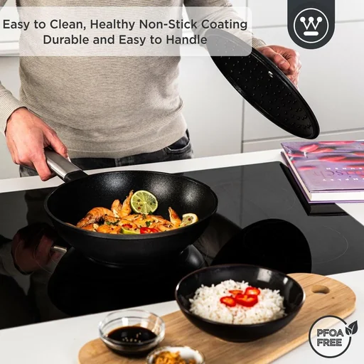 "Performance Series Wokpfanne - Wok mit Deckel - 28 cm - Schwarz image"