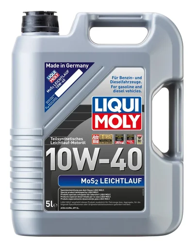 "Teilsynthetisches Leichtlaufmotorenöl MoS2 Leichtlauf 10W-40, 1 Liter image"
