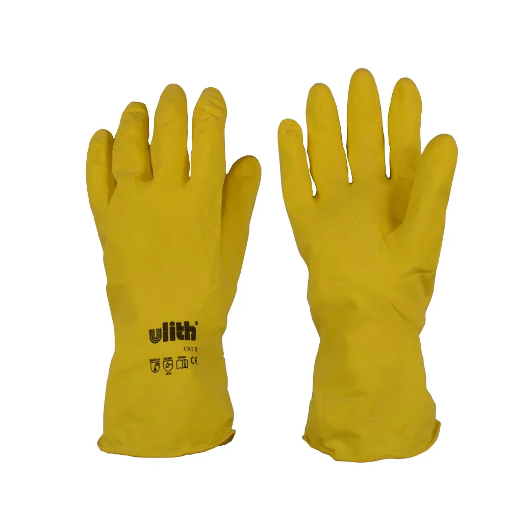 "Industriehandschuhe, Latex Handschuhe, Gr. L, gelb image"