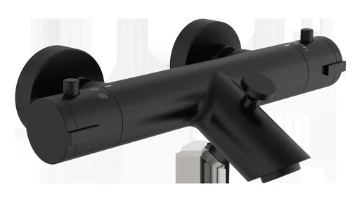 "Thermostat Wannenfüllarmatur "LONDON", Schwarz matt image"